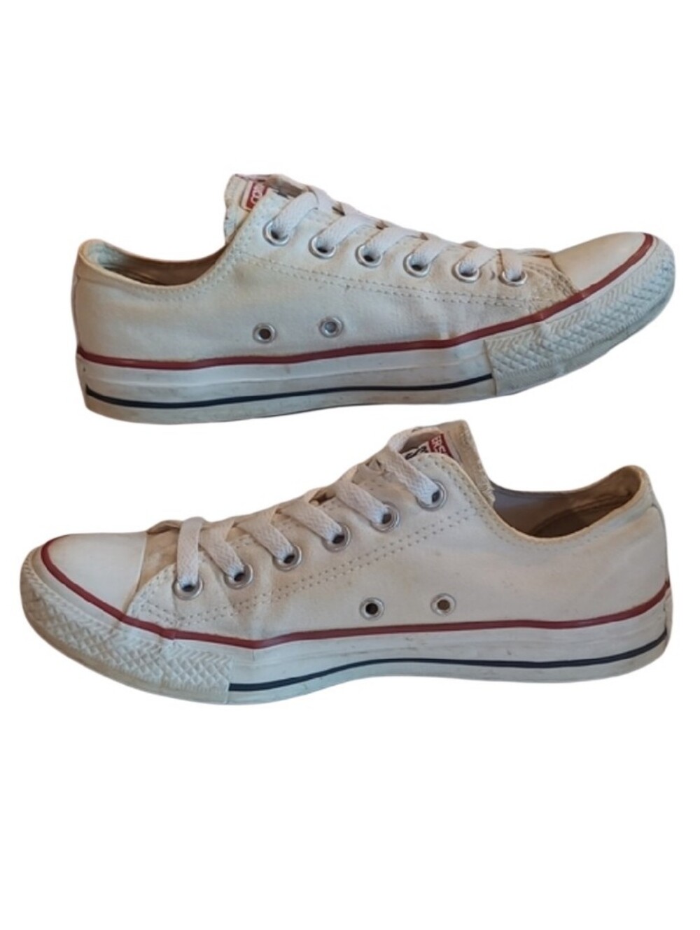 Converse Chuck Taylor All-Star Classic Low Top Lace Up WhiteTrim Canvas Sneaker